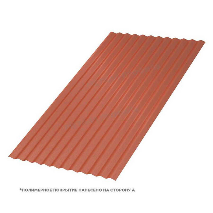 Профлист Металл Профиль МП-18 0,5 VikingMP® E RAL 8004 Коричневая медь | A