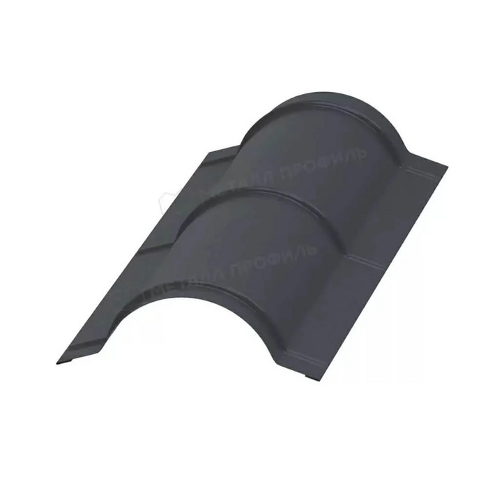 Планка конька круглого R110х2000 (ПЭ-01-3011-0.5)